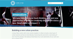 Desktop Screenshot of livingcities.org